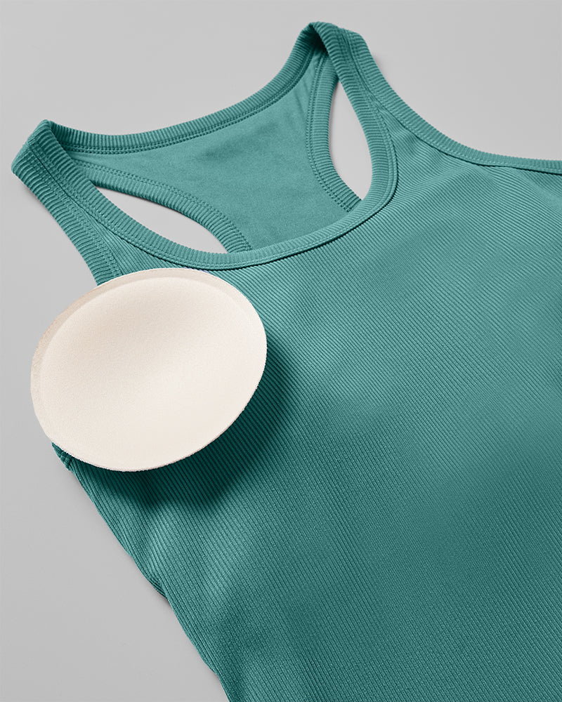 WOMEN'S SOFT RIB RACERBACK BRA TANK
