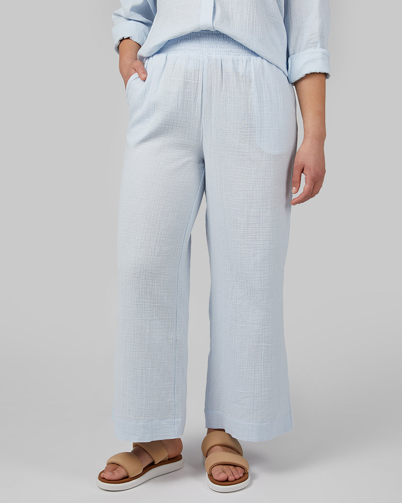 WOMEN'S SOFT GAUZE ANKLE PANT
