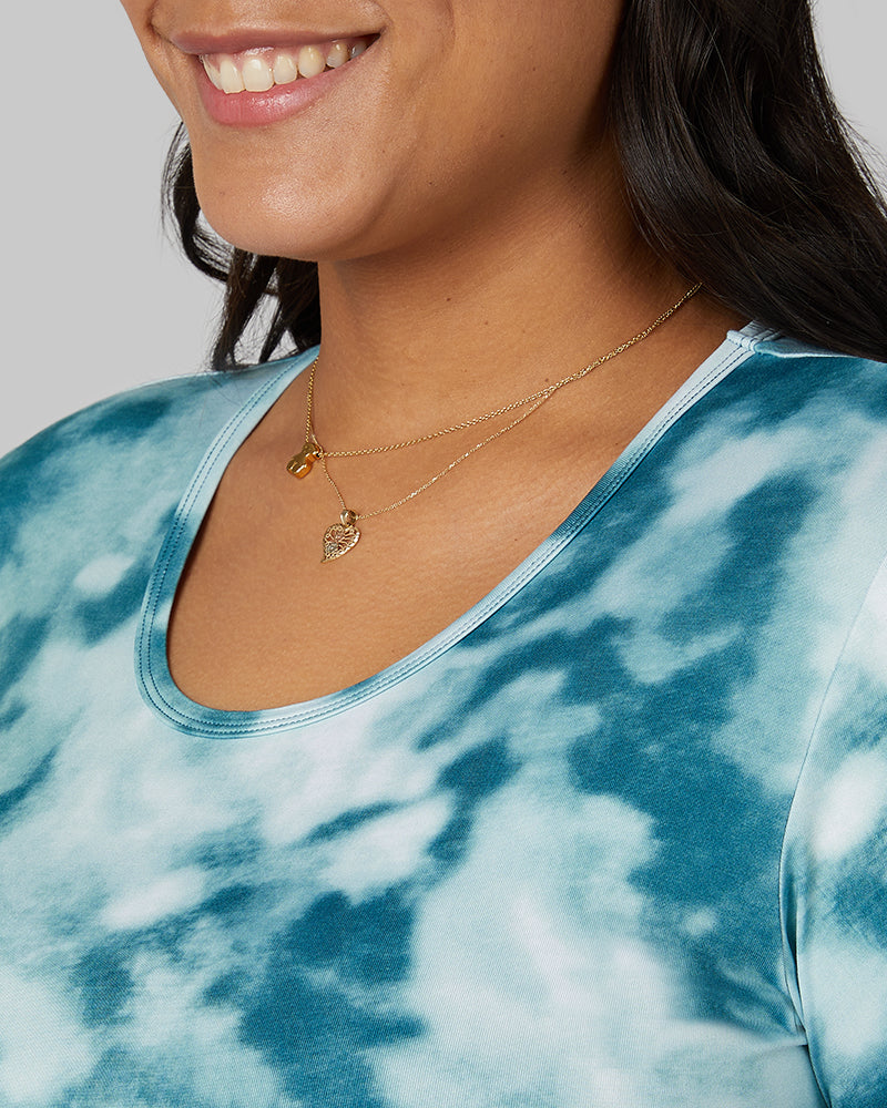 WOMEN'S COOL PRINTED FITTED T-SHIRT