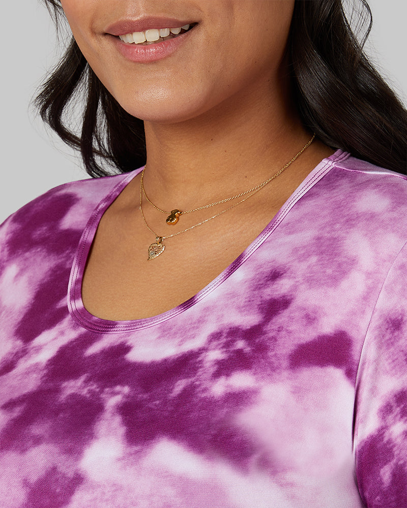 WOMEN'S COOL PRINTED FITTED T-SHIRT