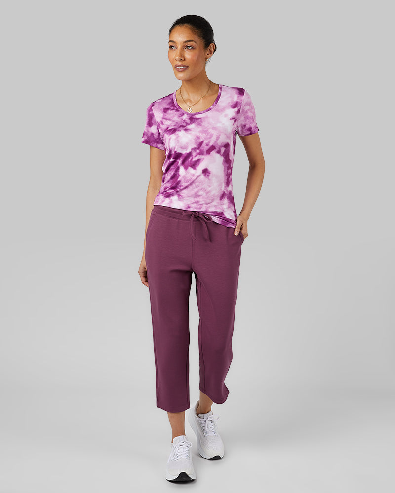 WOMEN'S COOL PRINTED FITTED T-SHIRT