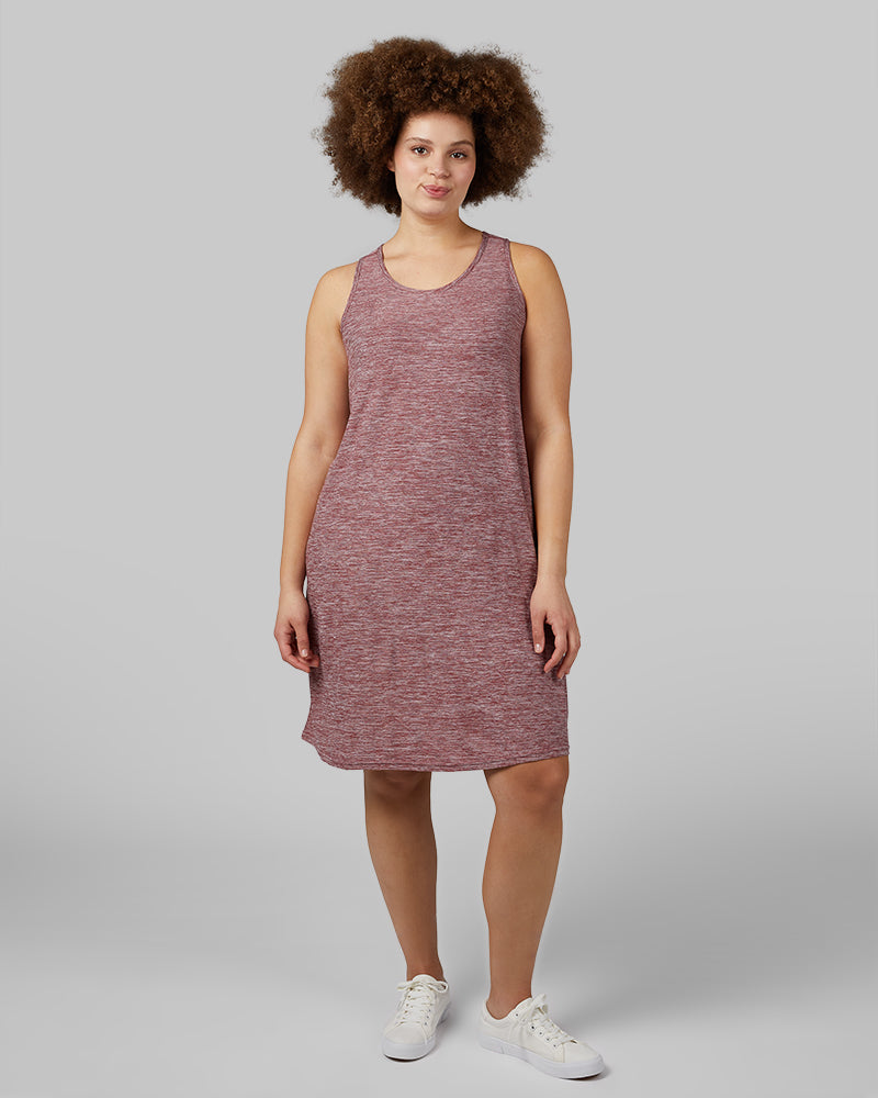 32 Degrees Women's Cool Racerback Bra Dress - Built-In Support Moisture Wicking Dress