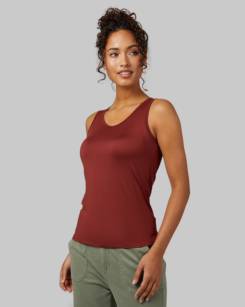 WOMEN'S COOL FITTED BRA TANK