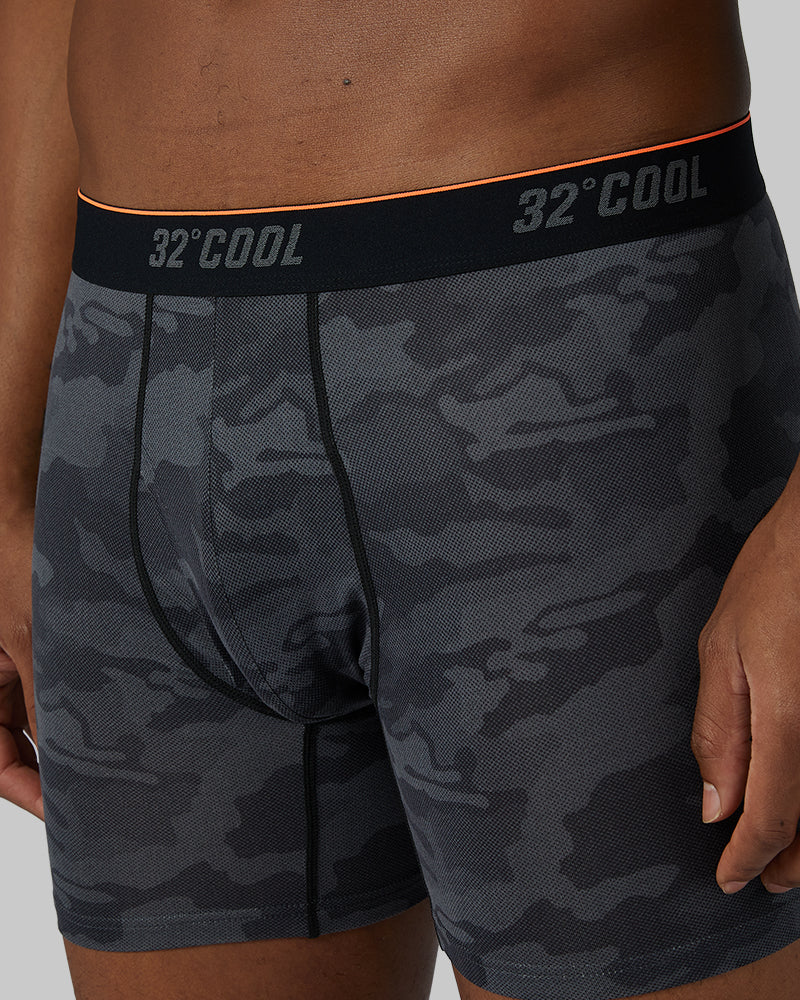 MEN'S COOL PRINTED ACTIVE BOXER BRIEF