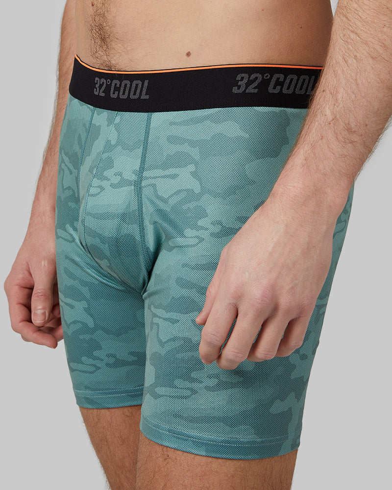 MEN'S COOL PRINTED ACTIVE BOXER BRIEF