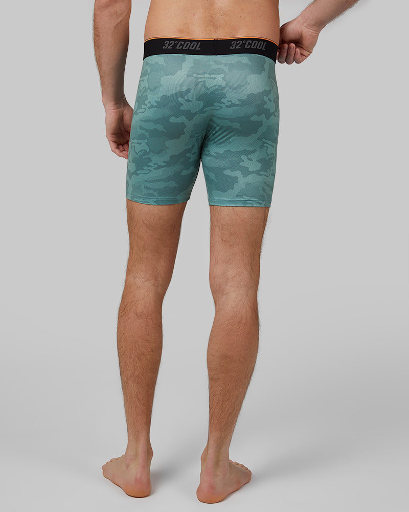 MEN'S COOL PRINTED ACTIVE BOXER BRIEF