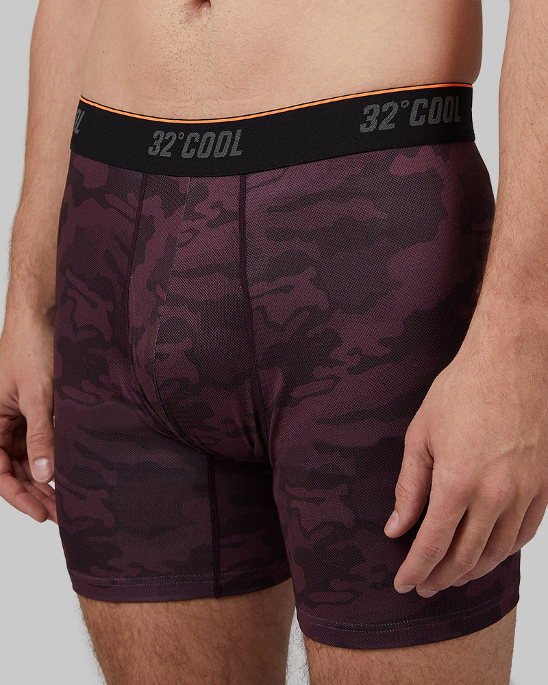 MEN'S COOL PRINTED ACTIVE BOXER BRIEF