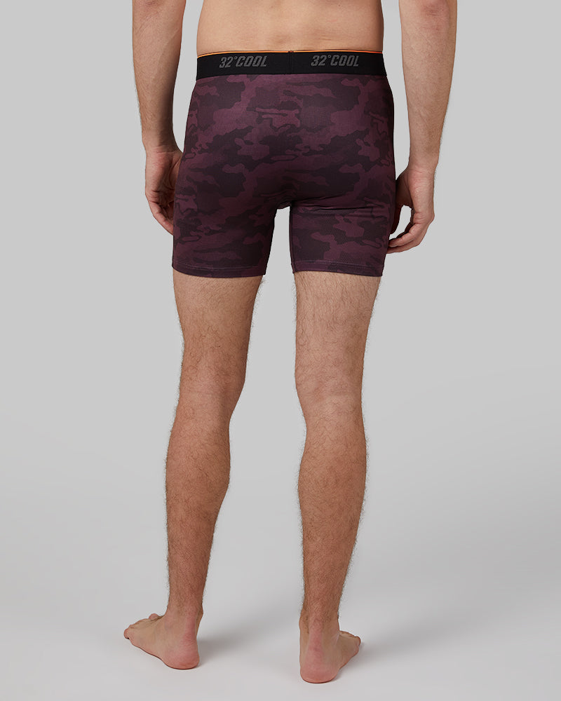 MEN'S COOL PRINTED ACTIVE BOXER BRIEF