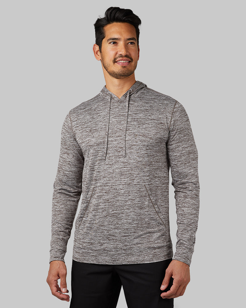 MEN'S COOL LONG SLEEVE HOODED T-SHIRT