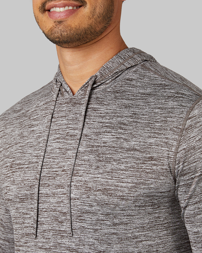 MEN'S COOL LONG SLEEVE HOODED T-SHIRT