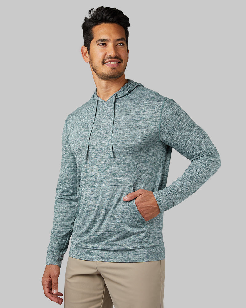 MEN'S COOL LONG SLEEVE HOODED T-SHIRT
