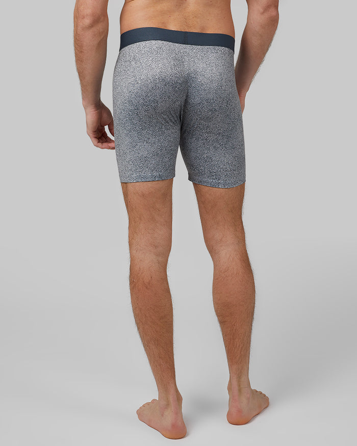 32 Degrees Turbulence Combo _ Men's Cool Printed Boxer Brief {model: Michael is 6'0", wearing size M}{bottom}{right} {bottom}{right}
