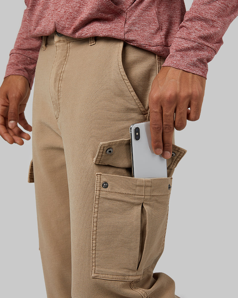 MEN'S STRETCH COMFORT "SWEATPANT" CARGO PANT
