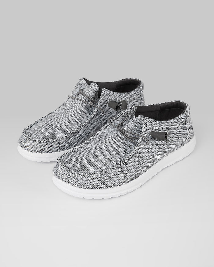 32 Degrees Grey Heather _ Men's Canvas slip-On shoes {bottom}{right}