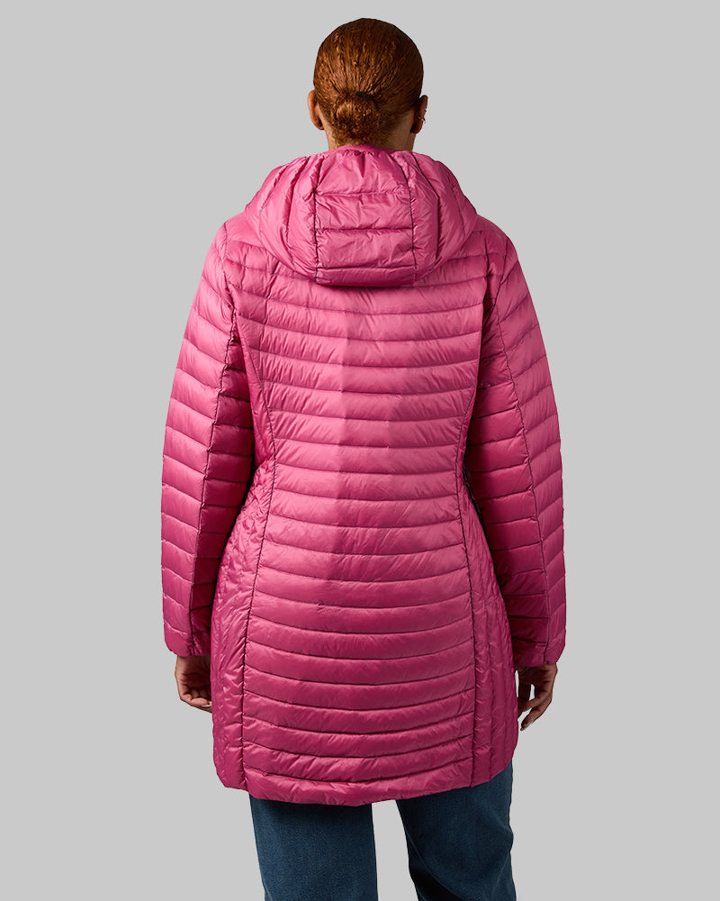 Women's Ultra-Light Down Packable 3/4 Jacket