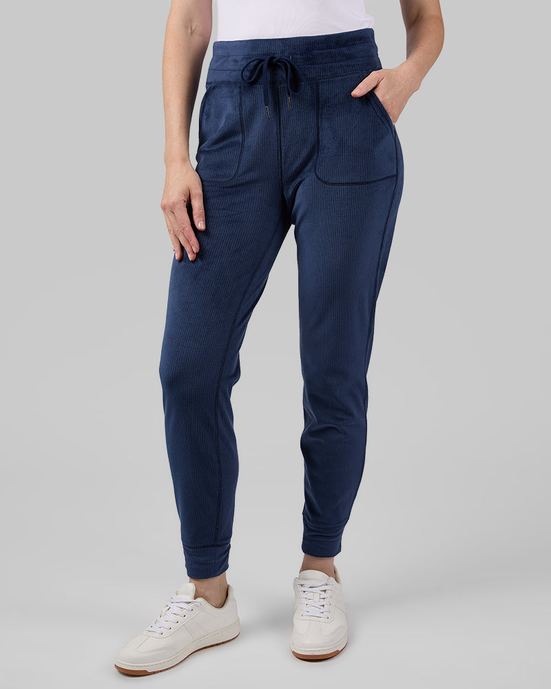 Women's Velour Luxe Rib Jogger