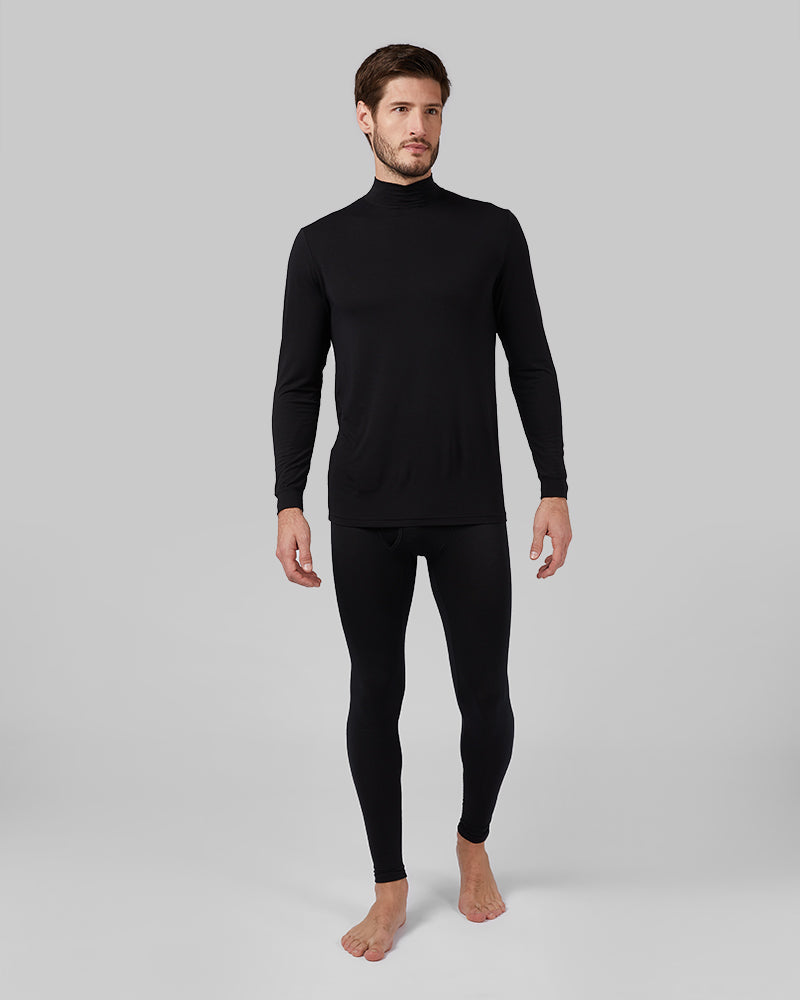 Men's Lightweight Baselayer Mock Neck Top