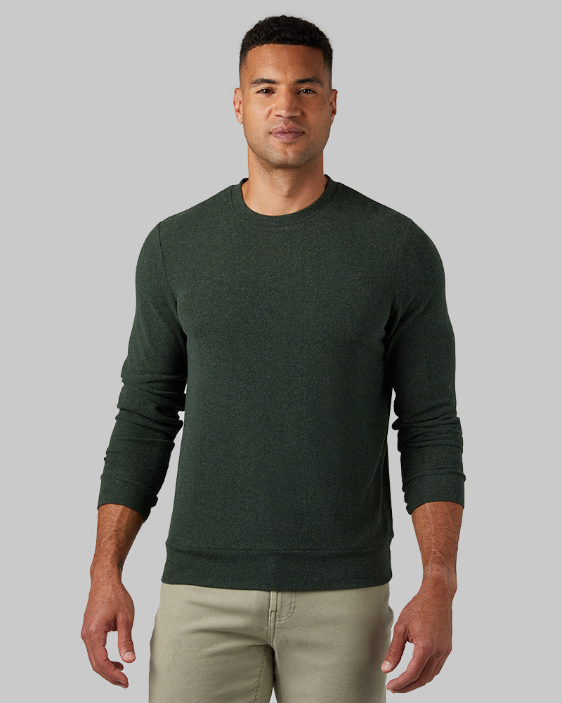 Men's Sweater Knit Crew Top