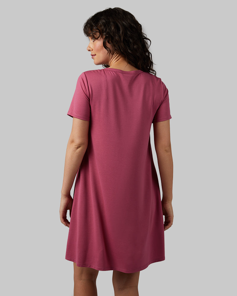dress with pockets 32 Degrees Women's Soft Knit Pocket Dress BIJOU BLUE / M
