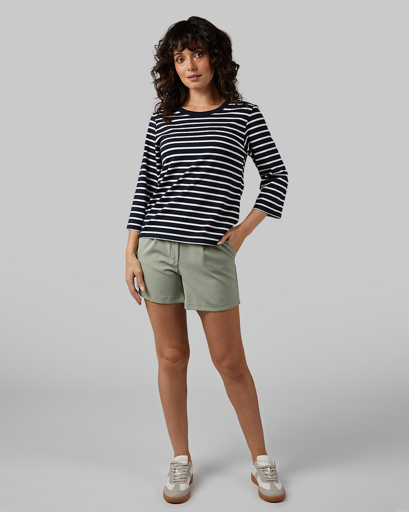 32 Degrees Navy_ White Stripe _ Women