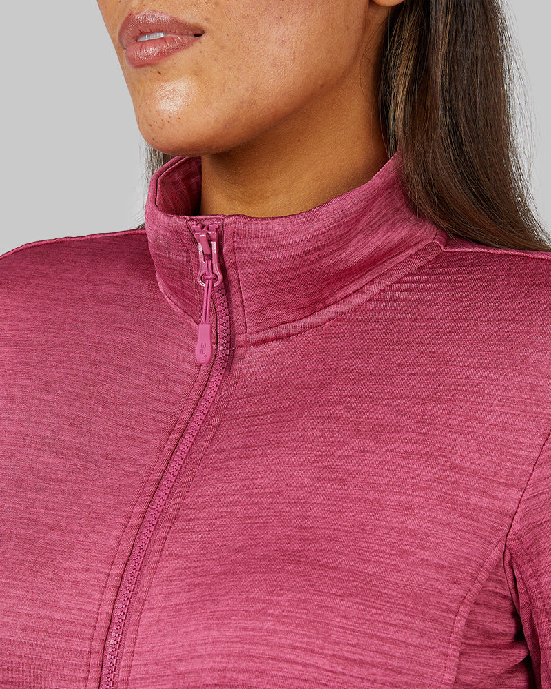 Essentials Brushed Tech Stretch Full-zip Jacket dames Brushed Essentials Brushed Tech Stretch Full-zip Jacket dames Brushed