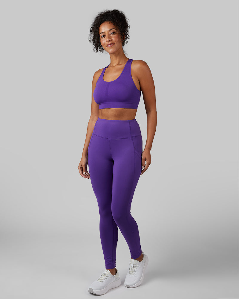 32 Degrees Women's High-Waist Active Legging - 4-Way Stretch Workout Leggings with Pockets