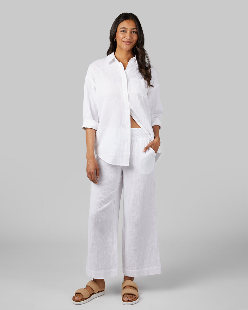 Women's Soft Gauze Ankle Pant