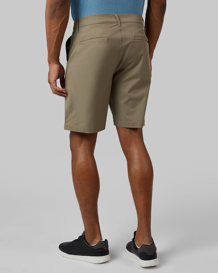 32 Degrees Thunder _ Men's 9-Inch Golf short {model: Isaiah is 6'1", wearing size 30}{bottom}{right} {bottom}{right}