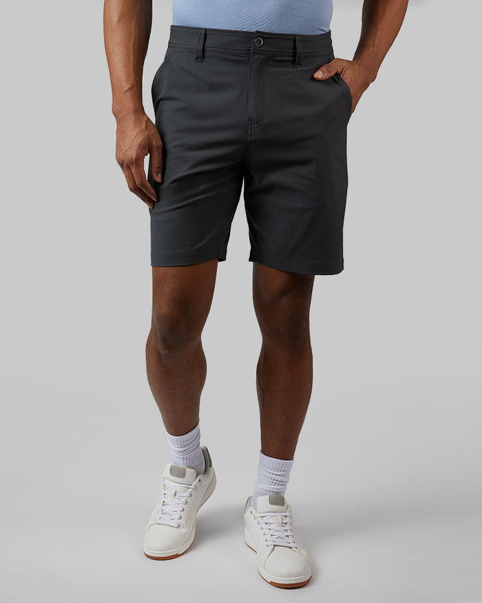 32 Degrees Volcano _ Men's 9-Inch Golf short {model: Isaiah is 6'1", wearing size 30}{bottom}{right} {bottom}{right}