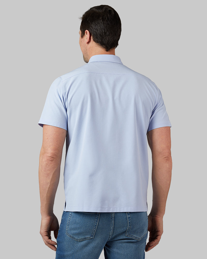 Men's Casual Short Sleeve Dress Shirt