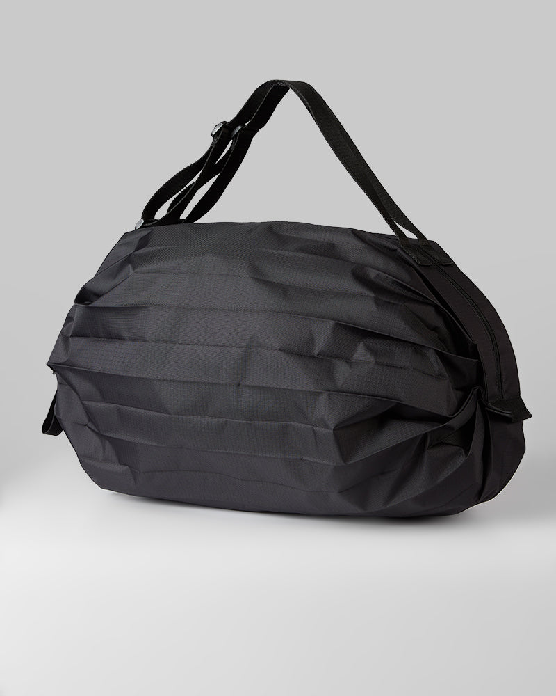 あいうえ FOLDING BAG (BLACK) 3227B Foldable Duffel Bag