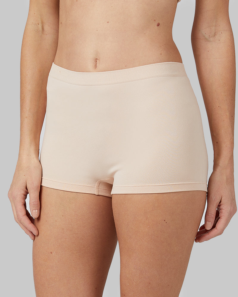 WOMEN'S 3-PACK SEAMLESS STRETCH COMFORT BOY SHORT