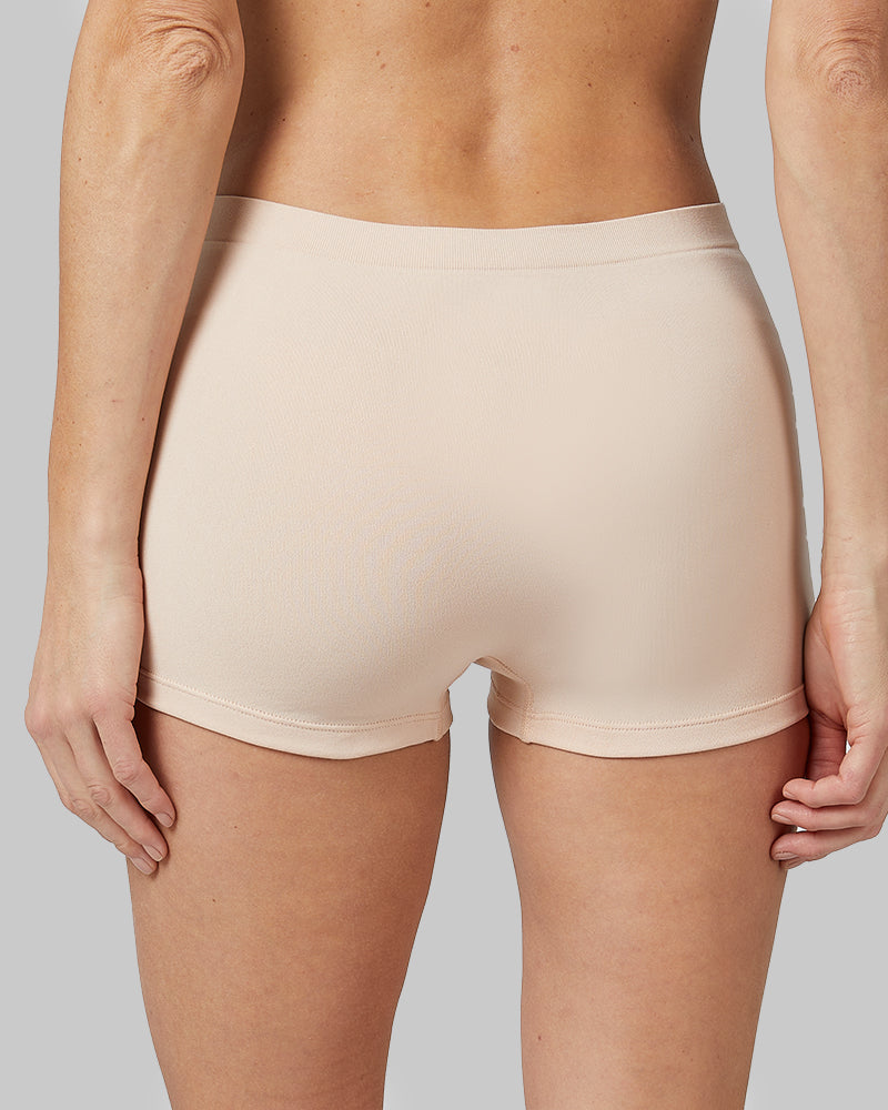 WOMEN'S 3-PACK SEAMLESS STRETCH COMFORT BOY SHORT