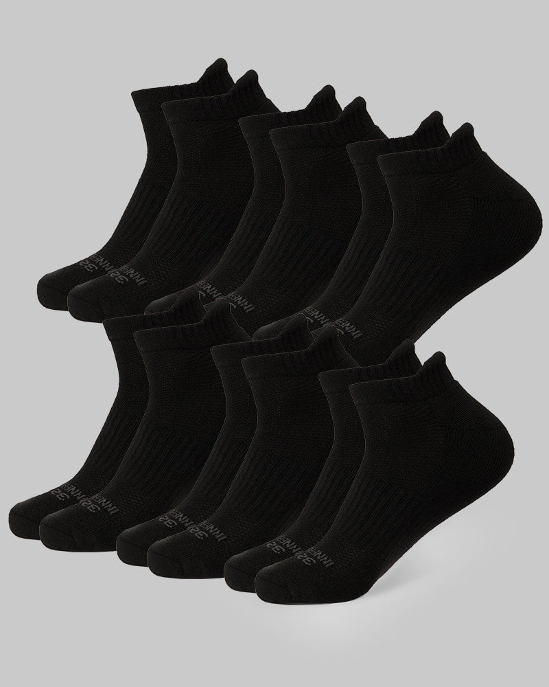 MEN'S 6-PACK COOL COMFORT ANKLE RUNNING SOCKS