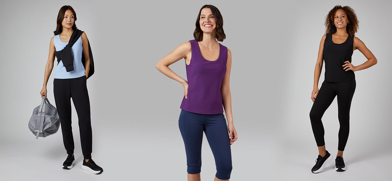 WOMEN'S ACTIVE RIB BRA TANK