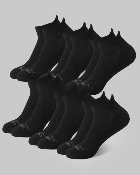MEN'S 6-PACK COOL COMFORT ANKLE RUNNING SOCKS